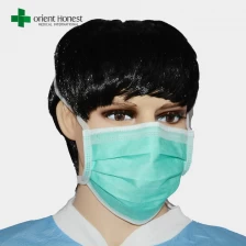 China IIR máscaras cirúrgicas, amarrar na máscara médica, cara 3ply descartáveis ​​fornecedor máscara fabricante