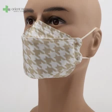 China K94 houndstooth 4ply disposable face mask manufacturer