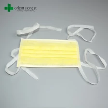 Chine Couleur de lumière cravate retour masque chirurgical, anti-virus masque de protection, de la bouche médicale couvre exportateur fabricant