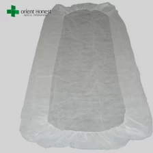 China Fabricante para descartáveis ​​hotel de lençóis com elástico em 2 extremidades, folha de borracha hospitalar resistente à chama, lençóis descartáveis ​​venda fabricante