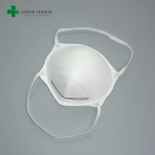 China Protective white disposable particulate N95 dust mask manufacturers fabricante