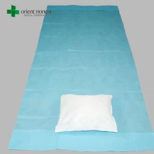 China SMS blue disposable non woven patient transfer sheet suppliers manufacturer