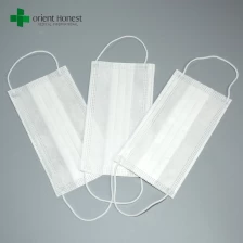 porcelana Proveedores de mascarillas médicas 3 pliegues de polipropileno, la respiración máscara antiviral filtro, máscaras BFE99 fabricante