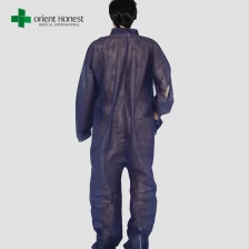 China Vestidos descartáveis ​​azuis do isolamento do tamanho pessoal pessoal do atacadista na China fabricante