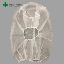 China Xiantao 12 years supplier for white color PP non woven disposable balaclava hood without caps manufacturer