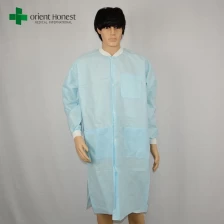 China disposable SMS lab coats China manufacturer,cheap disposable visitor coats,custom SMS lab coats supplier manufacturer