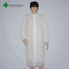 Cina monouso camice da laboratorio non tessuto, usa e getta camici tessuto non tessuto, tessuto non tessuto camici monouso produttore