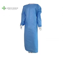 China knitted cuffs disposable SMS surgical gowns manufacturer