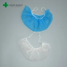 China non woven disposable beard cover men's mouth cover with elastic blue and white manufacturer