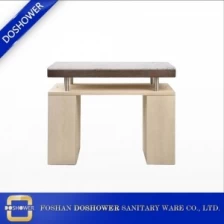 中国 中国大理石の上のマニキュアテーブルのためのカスタムマニキュアテーブルが付いているマニキュアネイルテーブルサプライヤー メーカー
