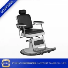 porcelana Proveedor de silla de la tienda de barbería china con silla de barbero de la vendimia para la silla de barbería negra para la venta fabricante