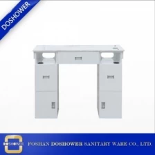 中国 マニキュアテーブルデザインのための大理石のマニキュアテーブルを持つ中国のマニキュアテーブルメーカー メーカー