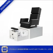 中国 ペディキュアチェア付きドーショワーフットスパ椅子フットスパマッサージスパ電気椅子のためのポンプドレン付きフットコントロール メーカー