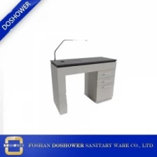 China Conjunto elétrico de manicure e pedicure com mesa de manicure móveis de salão para mesa de unhas portátil fabricante