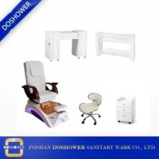 Cina High Quality Modern Spa Nail Salon Equipment Pedicure Spa Chair and Manicure Station Package DS-23 SET produttore
