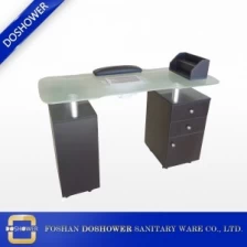 China Modern nail salon furniture folding small size manicure table nail technician table manufacturer