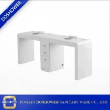中国 ネイル家具セットテーブル中国の爪のテーブルサロンマニキュア機器メーカーのための2つのテーブルのためのテーブル メーカー