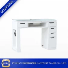 China Fornecedor de móveis de salão de mesa de tecnologia de prego com manicure de salão de mesa de pregos para a mesa de pregos de luxo fabricante