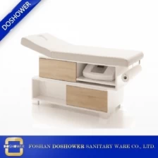 porcelana Cama de masaje facial más nuevo con muebles de salón de belleza de madera china de cama de masaje para la venta fabricante
