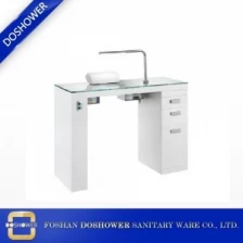 China White Manicure Table For Salon With  Nail Dust Collectors Wholesale Manicure Tables manufacturer