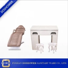 China Mesa de unhas baratas com fornecedor de colaborador de poeira salão de manicure para salão de unhas mesa de manicure ds-n639 fabricante
