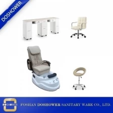 China cheaper pedicure spa chair with nail salon manicure table cheap pedicure chair furniture for sale DS-3 SET manufacturer