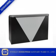 중국 중국 미용실 검은 접수 데스크 접수 데스크 카운터 살롱 프론트 데스크 DS - W1848 제조업체