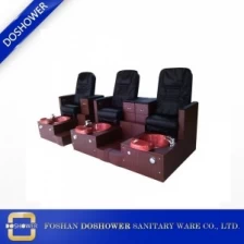 Chine chine vente chaude jacuzzi massage chaise de pédicure base en bois pied spa chaise de pédicure gros DS-J13 fabricant