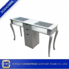 porcelana China utiliza mesa de manicura con mesa de uñas china de fábrica para proveedores de mesa de salón de uñas / DS-WT06 fabricante