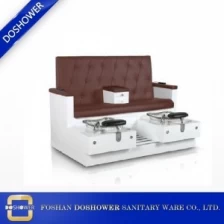 China double seat pedicure chair with fiberglass pool factory wholesale throne pedicure chairs manufacturer