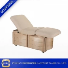 porcelana Cama de mesa de masaje eléctrica con masaje marrón Spa Cama para cama de masaje para China Fabricante fabricante