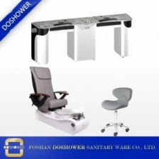 China exhaust vent air system pedicure chairs package with custom vent nail table wholesale china DS-W2057 SET manufacturer