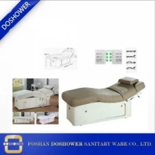 Chine Pleche de lit de massage de repos avec lit de massage or inoxydable pour pédicure spa massage lit en bois fabricant