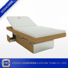 Cina lettino da massaggio di lusso spa lettino da massaggio elettrico in legno massello lettino da spa completo fornitori Cina DS-M209 produttore