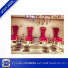 China luxury royal king throne chairs with furniture antique throne pedicure chair of spa salon wholesale pedicure chairs manufacturer