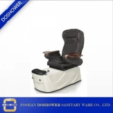 China Cadeiras de manicure e pedicure de luxo com cadeiras de pedicure Substituição de controle remoto para cadeira de pedicure de spa preto fabricante