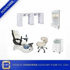 China manicure nagelsalon meubels beste aanbiedingen pedicure spa stoel en manicure tafel groothandel DS-S15C SET fabrikant