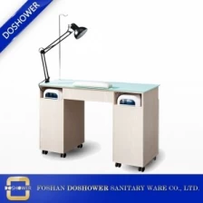 China manicure table lamp with nail polish for manicure table salon furniture manufacturer