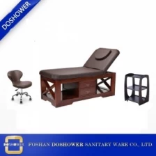 porcelana Cama moderna de masaje carro y taburete mesa de masaje proveedores de cama de masaje al por mayor china DS-M9009 fabricante