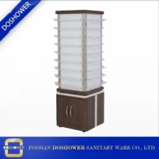 China modern nail polish display stand with nail polish rack display luxury for nail art displays factory manufacturer