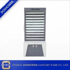 China nail polish display stand with acrylic nail display designed for Chinese salon furniture factory manufacturer