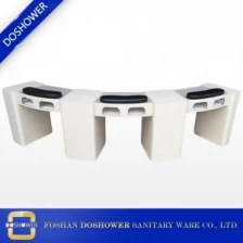 porcelana mesas de estación de uñas mesa de manicura doble barra de uñas mesa de manicura triple venta al por mayor de china DS-W2020A fabricante