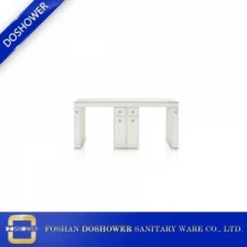 porcelana mesa de uñas mesa de manicura con mesa de manicura blanca para mesa de manicura muebles de salón fabricante