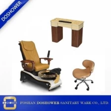 porcelana proveedor de mesa de uñas china con silla de pedicura spa proveedor de muebles de salón de uñas completo proveedor china DS-W21 SET fabricante