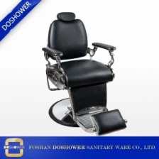 China new black barber chair vintage barber chair for barbershop chairs professional barber chair hair salon DS-T252 manufacturer