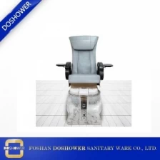 China newest luxury design pedicure chair with led light of shiny foot spa tub base manufacturer