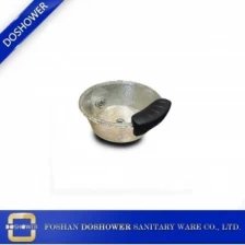 China oem pedicure spa chair in china with Whirlpool Nail Spa Salon Pedicure Chair for pedicure foot massage base glass bowl / DS-BOWL3 manufacturer