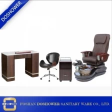 China pedicure en manicure stoelbedekking met acryl poeder pedicure stoelen externe regeling van de afvoerpomp voor pedicure stoel fabrikant