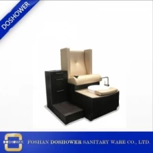 China pedicure stoel accessoires nagels spa met pedicure stoel zwart en goud voor spa pedicure stoelen fabrikant