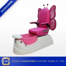 porcelana silla de pedicura para spa con silla de pedicura para niños silla de pedicura para niños con trono de mariposa DS-KID D fabricante